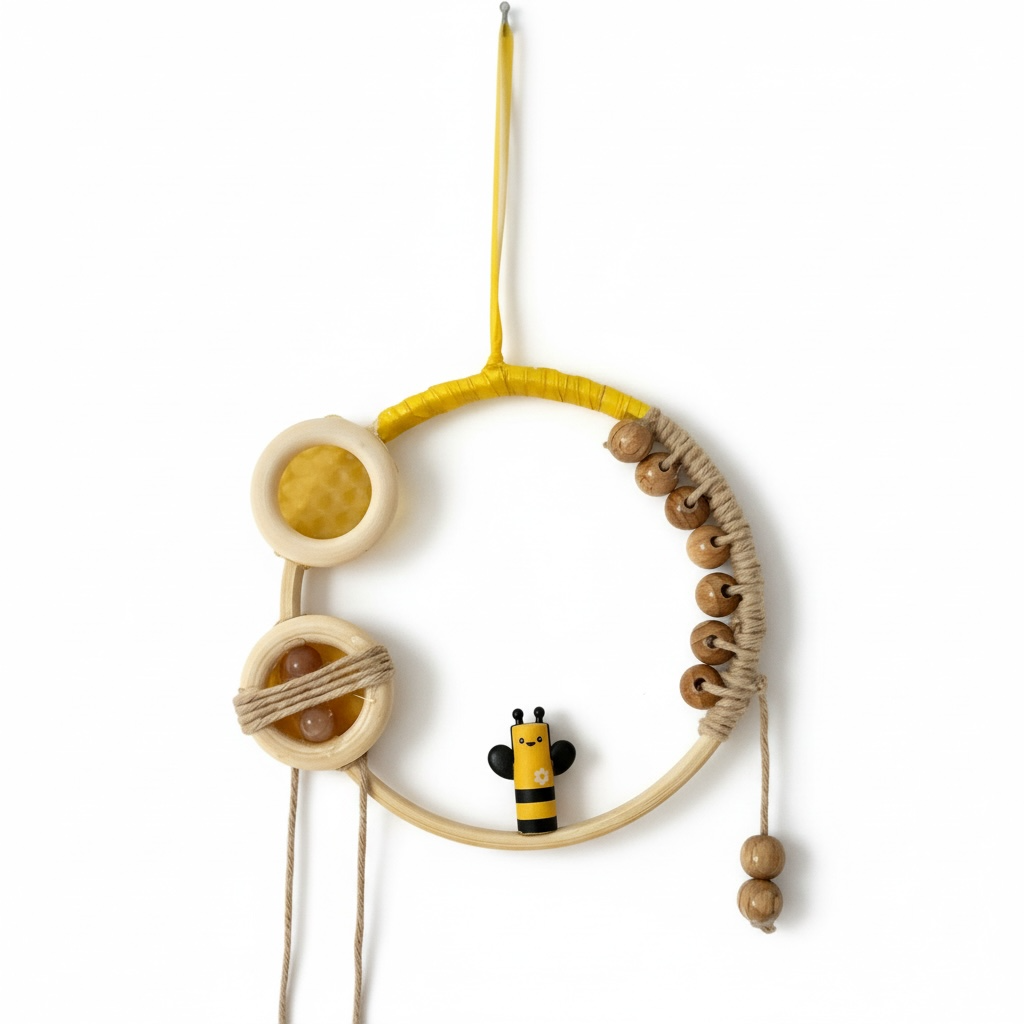 Wanddekoration fürs Kinderzimmer, Sumsi die Biene