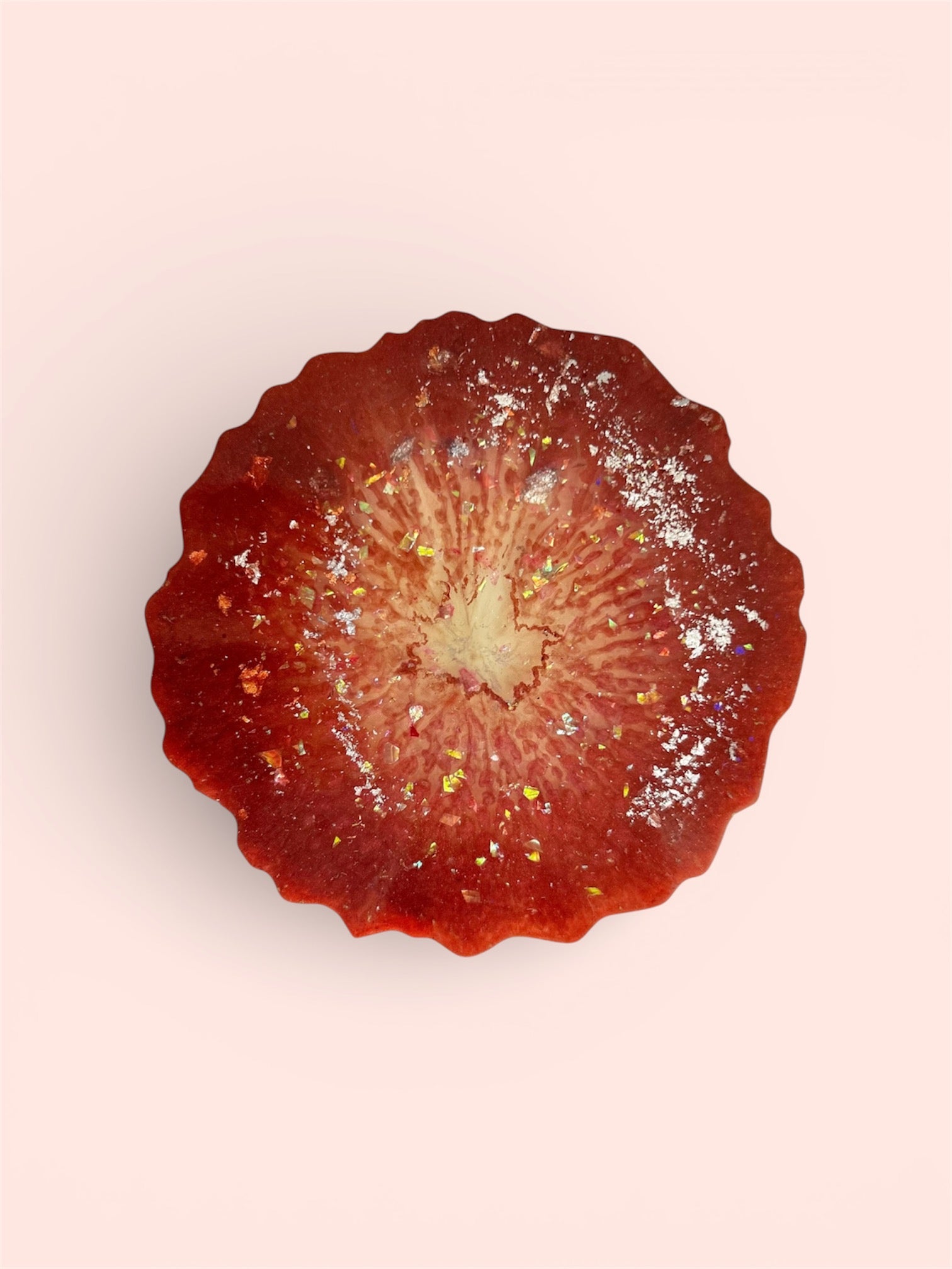 Wasserinformierer Roter Riese - Gefäßuntersetzer für Glas und Krug